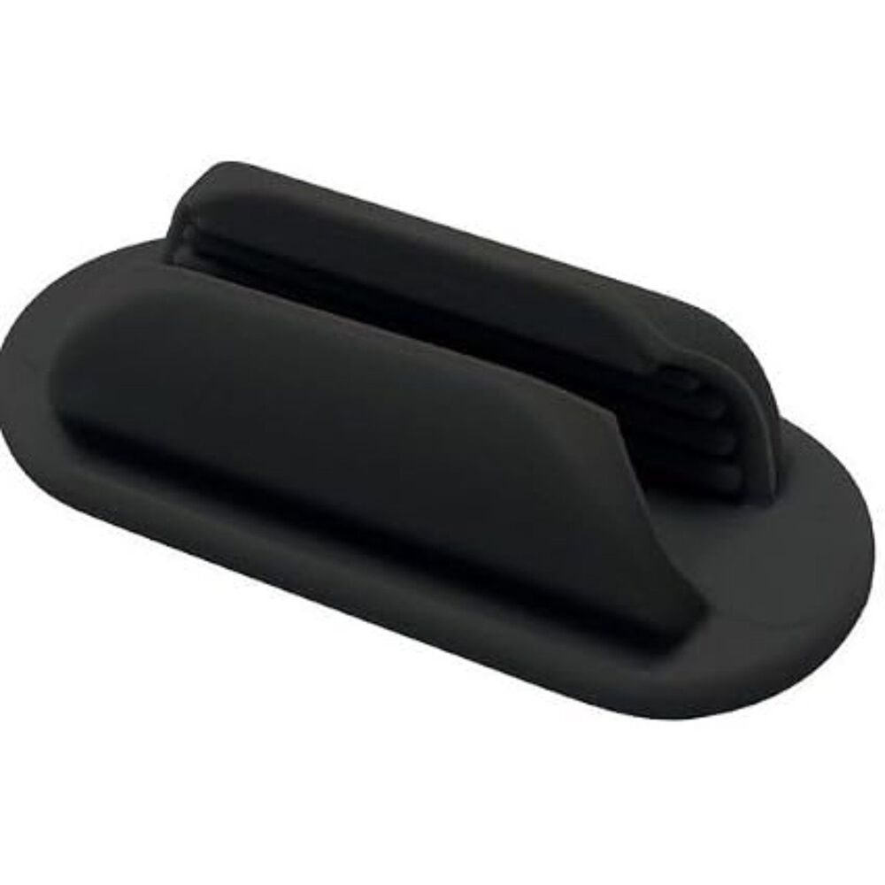 2 Pack Black Adhesive Silicone Pen Pencil Razor Marker Brushes Clip Holder